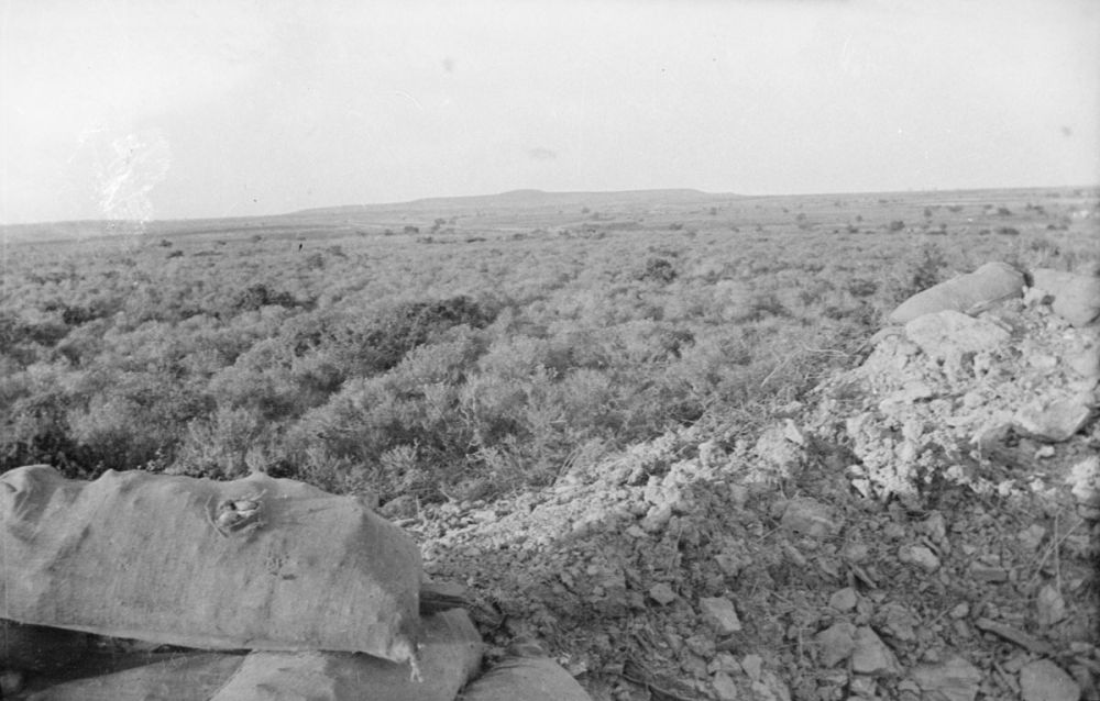 View from the front line looking towards Achi Baba, 1 May 1915.